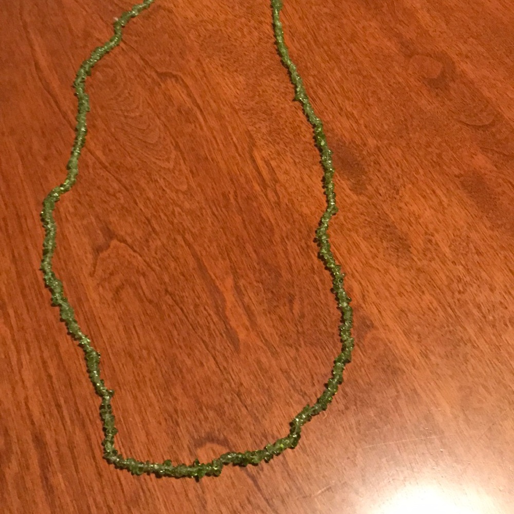 Peridot Chip Necklace
